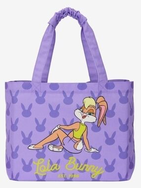 Lola Bunny Purple Graphic Tote Bag